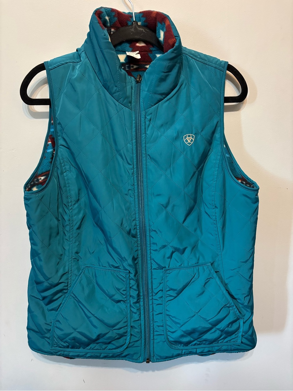 Ariat Teal Quilted Vest